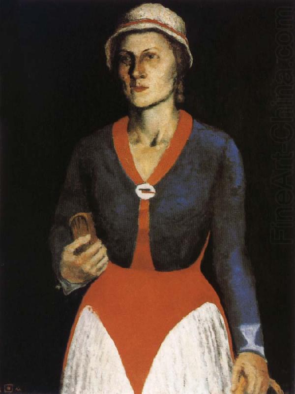 The Portrait of artist-s wife, Kasimir Malevich